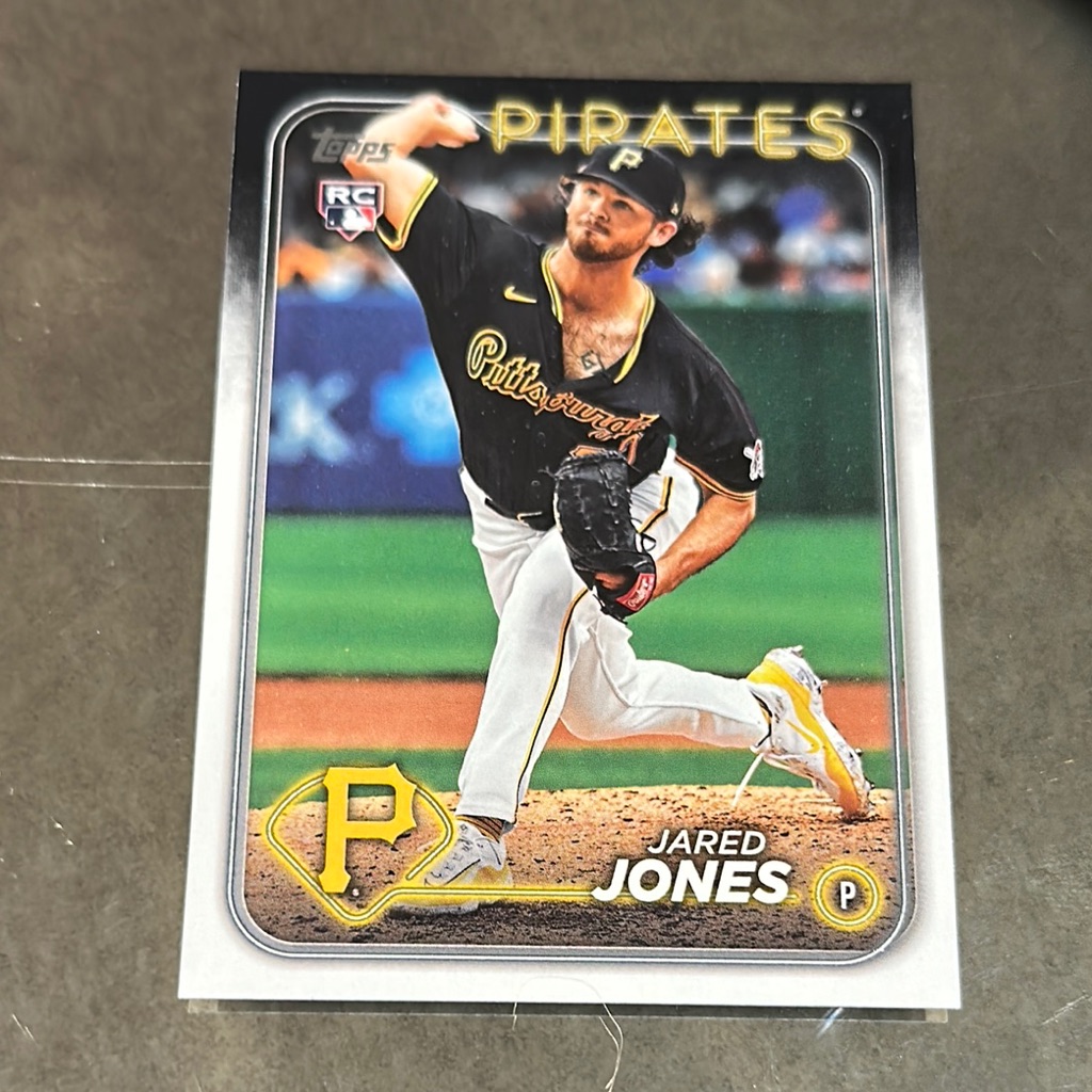 Topps Pirates Card Jared Jones Rookie Card